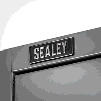 Sealey APMSBESTACK02W Superline PRO Black Edition Storage System with Rubber Wood Worktop 2.64m