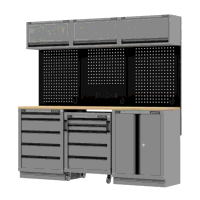 Sealey APMSBESTACK03W Superline PRO Black Edition Storage System with Rubber Wood Worktop 2.04m