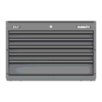 Sealey APMSC5 Superline PRO Connect Modular Storage System Cabinet 5 Drawer