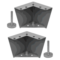 Sealey APMSC8 Superline PRO Adjustable Feet for APMSC1, APMSC2, APMSC3, APMSC4  APMSC5
