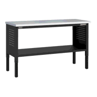 Sealey APMWB60COMBOSS Superline PRO Modular Workbench with Pegboard Back Panel Stainless Steel Worktop 1525mm