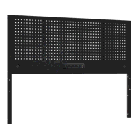 Sealey APMWB72COMBOSS Superline PRO Modular Workbench with Pegboard Back Panel Stainless Steel Worktop 1830mm