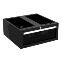 Sealey APMWB72COMBO3W Superline PRO Modular Adjustable-Height Workbench with 5 Drawers  Wooden Worktop 1830mm