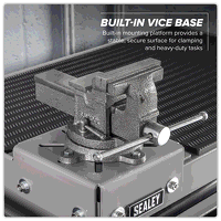 Sealey APMWS2COMBO Superline PRO Rollcab 6 Drawer with SG Swivel Base 100mm Vice