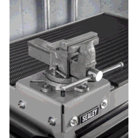 Sealey APMWS2COMBO Superline PRO Rollcab 6 Drawer with SG Swivel Base 100mm Vice