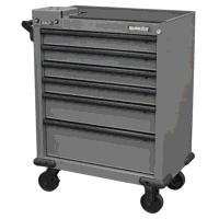 Sealey APMWS2 Superline PRO Rollcab 6 Drawer with Vice Base - Grey/Black