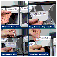 Sealey APTT90 Rotating Storage Cabinet System 90 Drawer