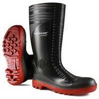 Acifort Ribbed Full Safety Wellington Black 0...