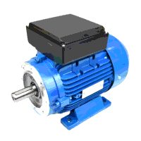 Amtecs IE1 0.75kW 4 Pole Single Phase Perm Ca...