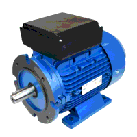 Amtecs IE1 2.2kW 240V 4 Pole 1ph Cap Start/Cap Run B34L Foot & Large Face Mounted Electric Motor, 100L Frame