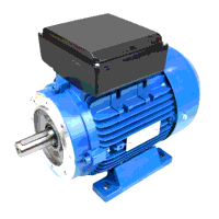 Amtecs IE1 2.2kW 240V 4 Pole 1ph Cap Start/Cap Run B34S Foot & Small Face Mounted Electric Motor, 100L Frame