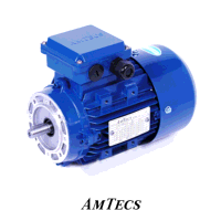 Amtecs IE2 0.55kW 3ph 6 Pole B14S Face Mounte...