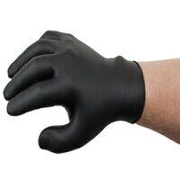 Ansell 93-852 Black Small Microflex Disposabl...