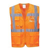 Athens Hi-Vis Mesh Executive Vest  (Orange / XXXL / R)