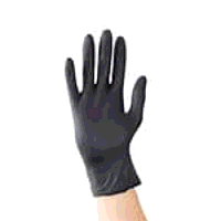 Aurelia Black Medium Bold Nitrile Disposable ...