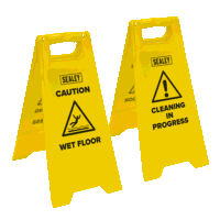 Sealey BM120 Wet Floor Signs - Pack of 2