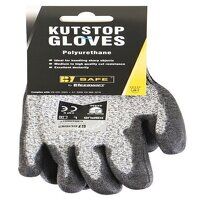 KUTSTOP POLYURETHANE GLOVE BLACK XL