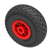 BZWPP260204D 260mm Pneumatic Wheel (20mm...