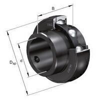 UC211-32 2inch FAG Bearing Insert - Black Series