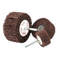 Bibielle 60x30mm A/O Fine Non Woven Wheels on 6mm Shaft  (Pack of 10)