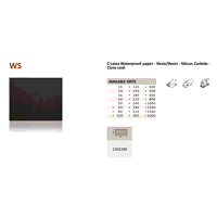 Bibielle Wet/Dry Paper Sheets 230x280 P240 - ...