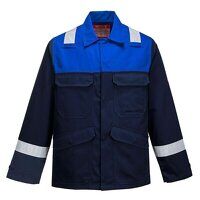 Portwest Bizflame Work Jacket (Navy/Royal / S...