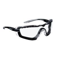 Bolle Safety Cobra Psi Platinum Safety Glasses With Foam Arms Clear