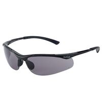Bolle Safety Contour Platinum Safety Glasses - Smoke