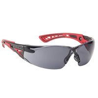 Bolle Safety Rush Platinum Safety Glasses - Smoke
