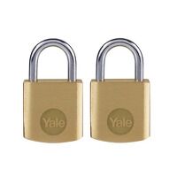Brass Padlock 20mm (Pack 2)