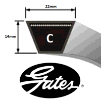 C245 Gates Delta Classic V Belt