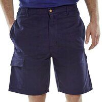 CARGO POCKET SHORTS NAVY BLUE 34