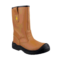 CLEARANCE FS142 Brown Safety Rigger Boots Siz...