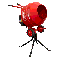 Sealey CMX160 160L Cement Mixer with Stand 65...