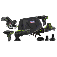 Sealey CP108VCOMBO8EU 5 x 10.8V SV10.8 Series...
