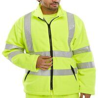 Carnoustie Fleece Jacket Saturn Yellow 4XL