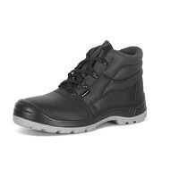 Click 4 D-Ring Boot With Scuff Cap Black 12