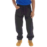 Click Action Work Trousers Black 46 Tall