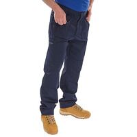 Click Action Work Trousers Navy Blue 36
