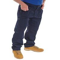Click Action Work Trousers Navy Blue 48S