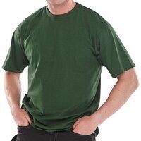 Click Heavy Weight Tee Shirt Bottle Green M