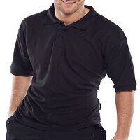 Click Polo Shirt Black XXXL