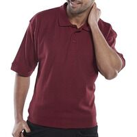 Click Polo Shirt Burgundy M