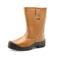 Click Scuff Cap Lined Rigger Boot Tan 12