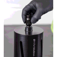 Sealey DCD01 Diamond Core Drill Adaptor with Through Hole 1/2BSP Male to 1/2BSP Male