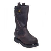 DEWALT Classic Rigger Safety Boots Brown UK 9...