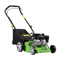 Sealey DG100 Dellonda Hand-Propelled Petrol Lawnmower Grass Cutter, 132cc 16/40cm 4-Stroke - DG100