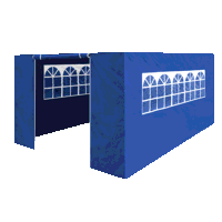 Sealey DG151 Dellonda Premium Side Walls/Doors/Windows for Gazebo/Marquee, Fits 3 x 4.5m Models - Blue