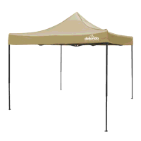 Sealey DG304 Dellonda 3x3m Pop-Up Gazebo Canopy with Water-Resistant Carry Bag, Stakes  Weight Bags - Beige