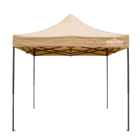 Sealey DG305 Dellonda 3x4.5m Pop-Up Gazebo Canopy with Water-Resistant Carry Bag, Stakes  Weight Bags - Beige